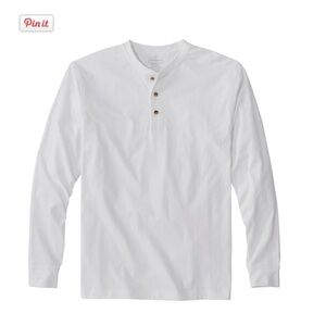 Unshrinkable Tee Traditional Fit Long Sleeve Henley